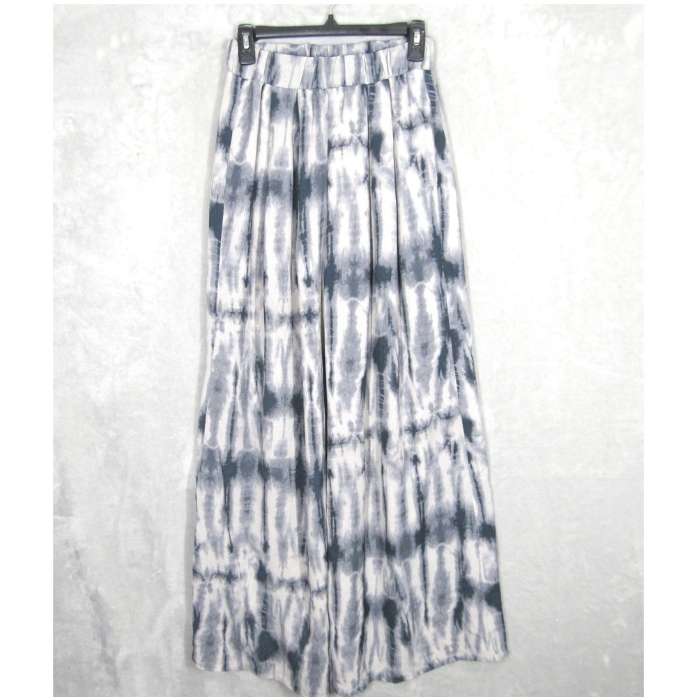 Saints & Hearts Pants Women's Small Tie Dye Wide Leg  Flowy Pockets High Waist
